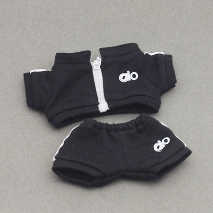 Labubu 4inch bag charm clothes outfits - alo logo - 062372