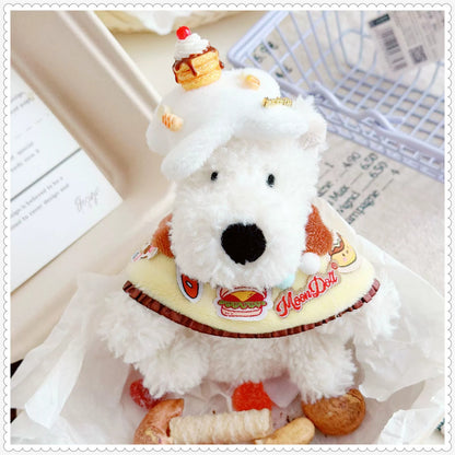 Bartholomew Bear Bag Charm clothes outfits - Cream Top & Caramel Pudding Cape