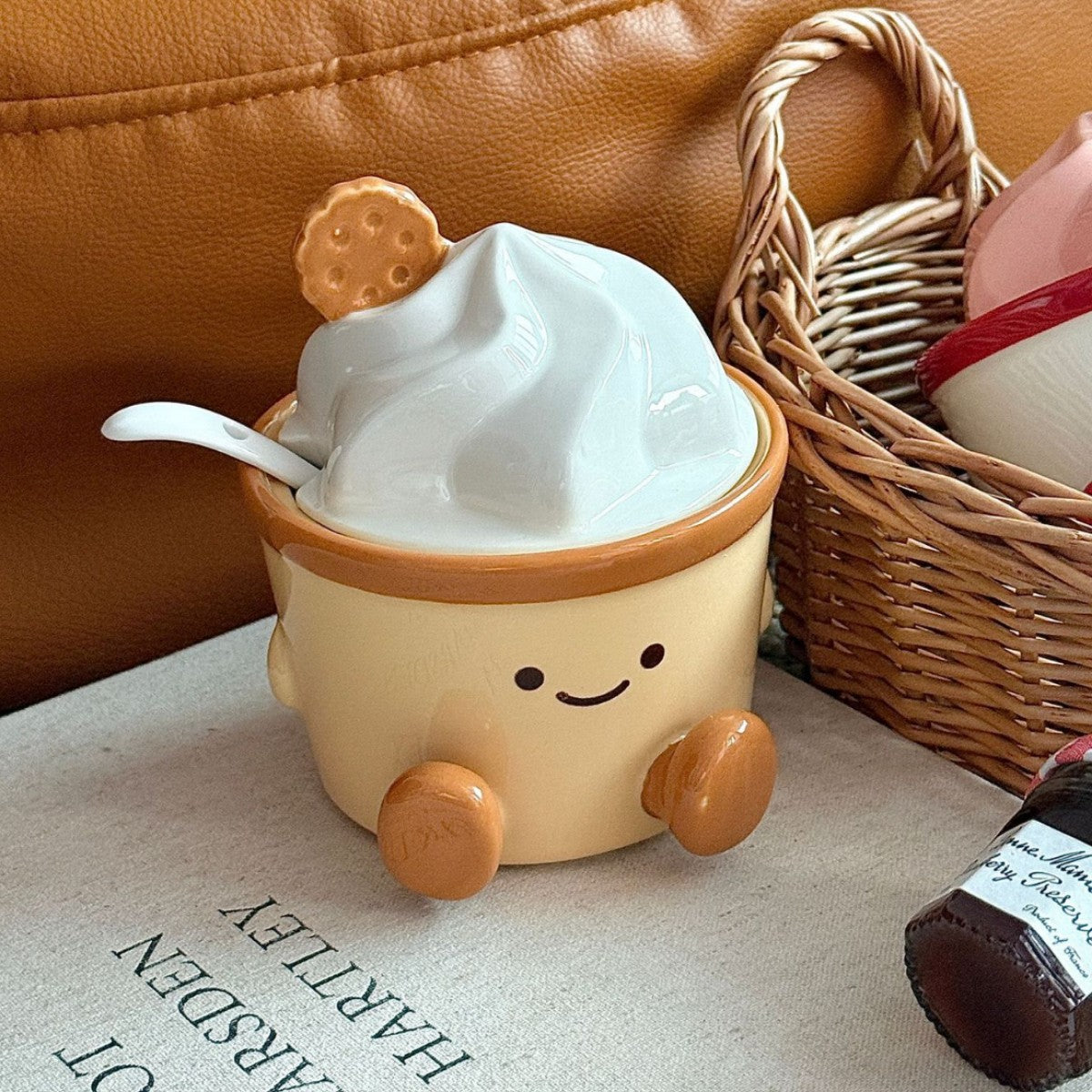 Amuseable Ceramic Salt and Seasoning Jar - Functional Design