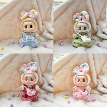 4inch bag charm cute custom clothes outfits - colorful sweater - 020204/020205/020206/020207