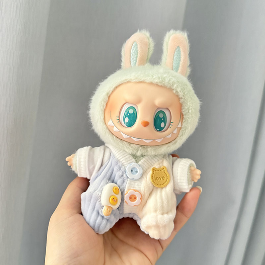 4inch bag charm cute custom clothes outfits - blue baby outfit - 020223
