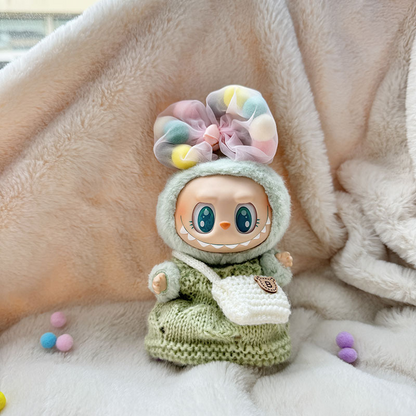 4inch bag charm cute custom clothes outfits - colorful sweater - 020204/020205/020206/020207