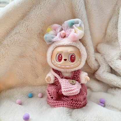 4inch bag charm cute custom clothes outfits - colorful sweater - 020204/020205/020206/020207