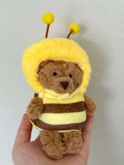 4inch bag charm cute custom clothes outfits - honey bee - LBB001
