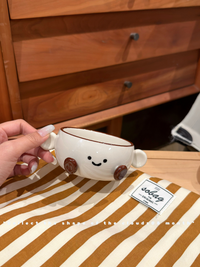 Adorable short leg Double-Handled Mug 250ml - Functional Design