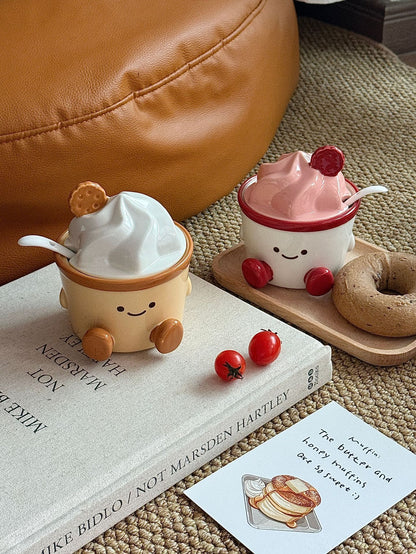 Amuseable Ceramic Salt and Seasoning Jar - Functional Design