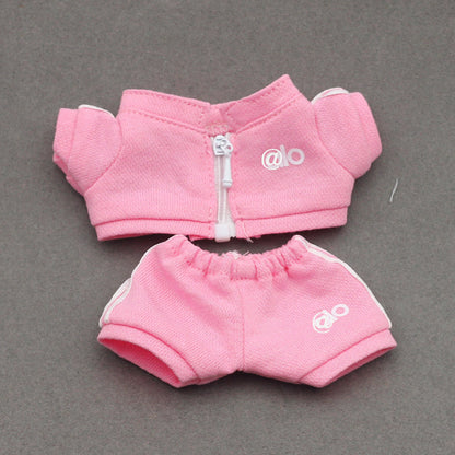 Labubu 4inch bag charm clothes outfits - alo logo - 062375