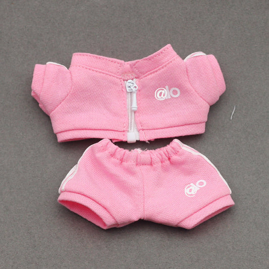 Labubu 4inch bag charm clothes outfits - alo logo - 062375