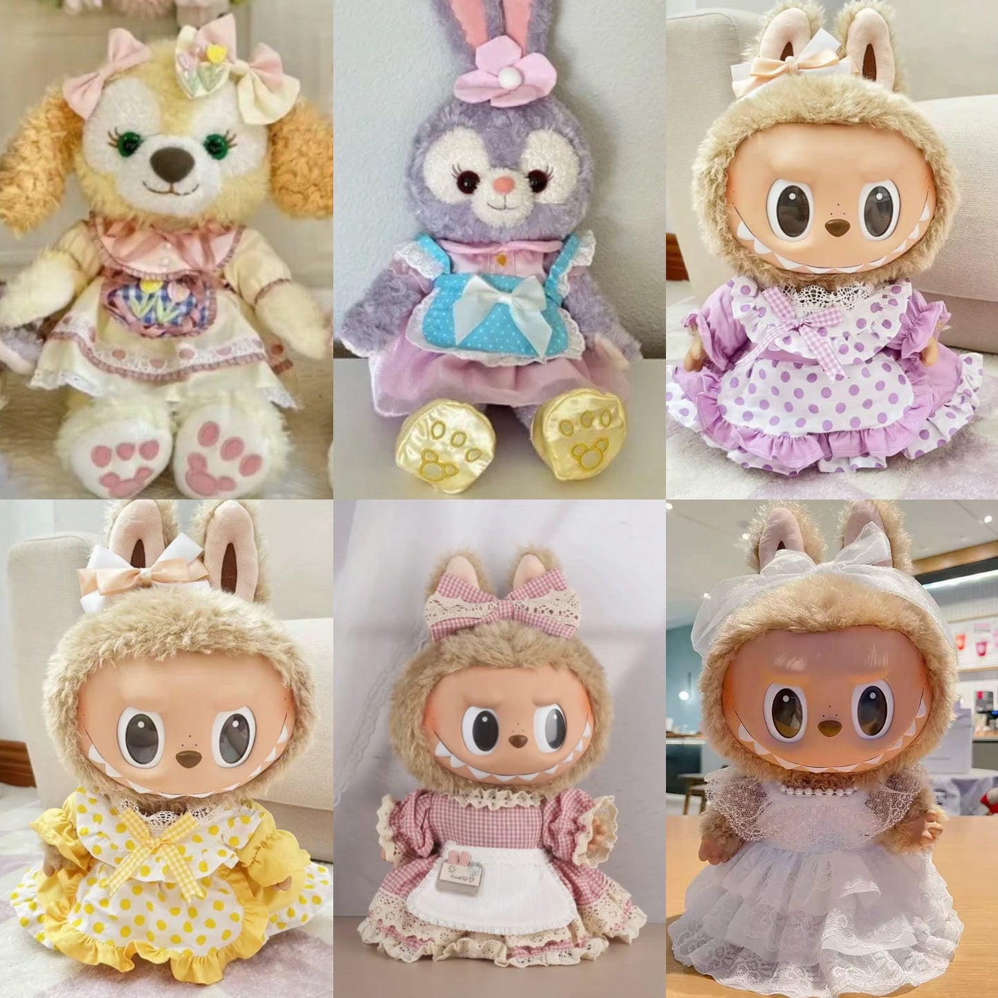 15inch plush cute custom clothes outfits - dresses