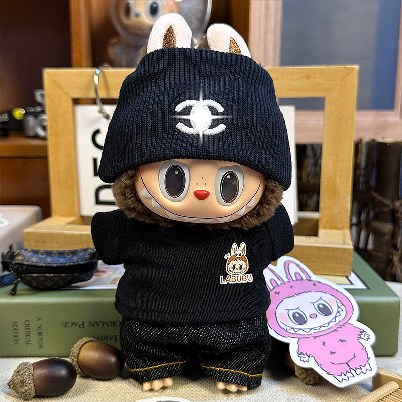 Labubu 4inch bag charm clothes outfits - 062301