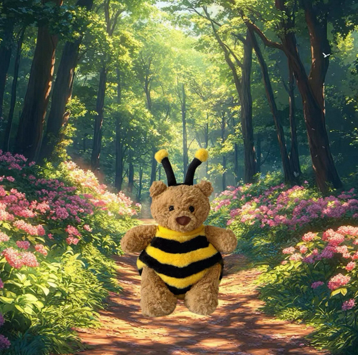 Bumblebee Costume for Bartholomew Bear Plush – 6–16 Inch Outfit