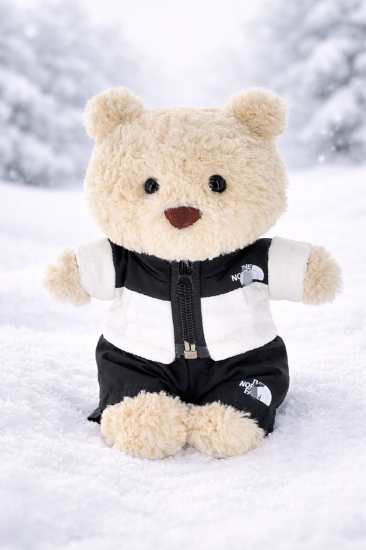 Outdoor Winter Puffer Jacket Outfit Set for Bartholomew Bear Plush – 6-Inch Outfit