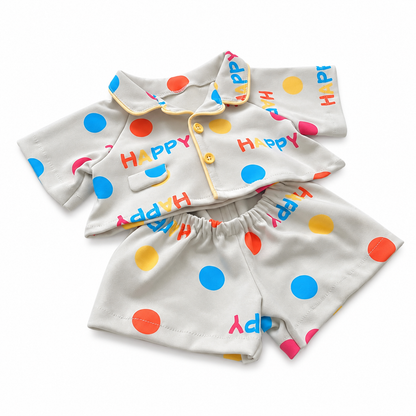 Bartholomew bear cute clothes outfits - Happy Polka Dot Loungewear Set
