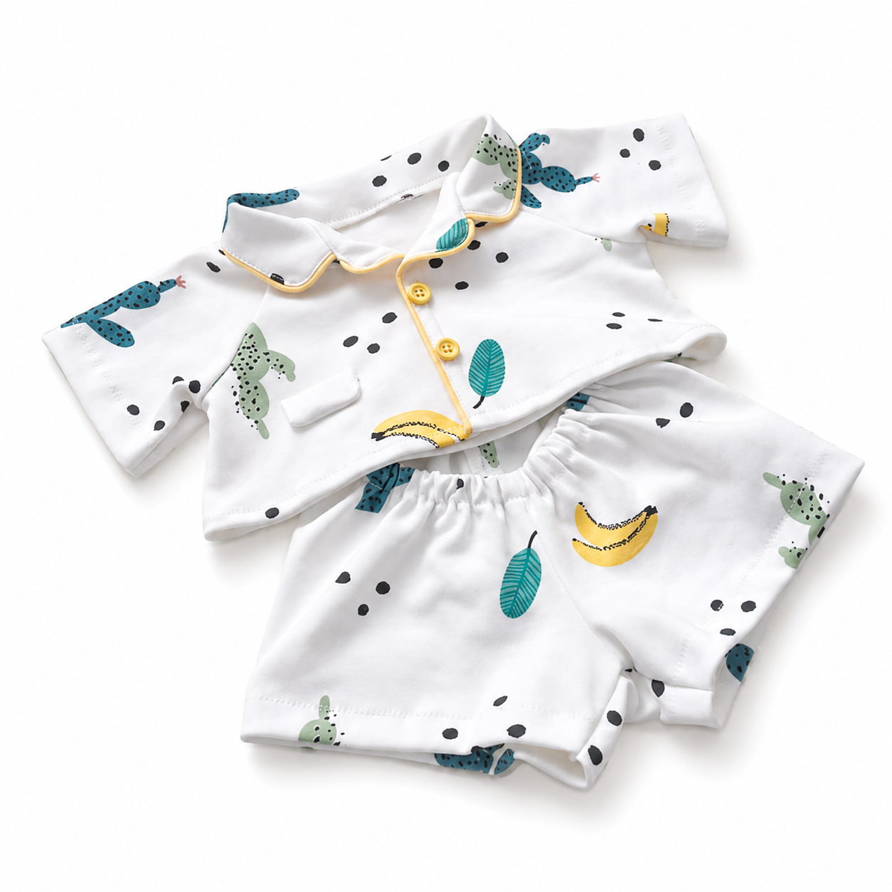 Bartholomew bear cute clothes outfits - Banana Leaf Loungewear Set