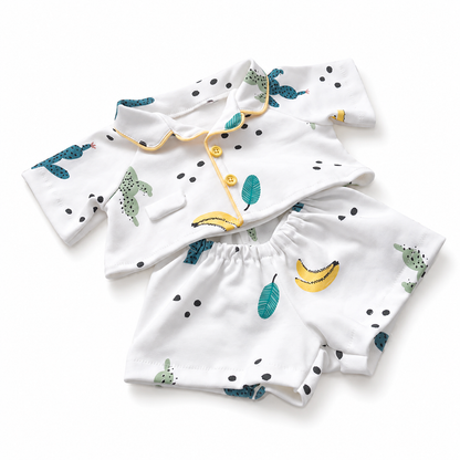 Bartholomew bear cute clothes outfits - Banana Leaf Loungewear Set
