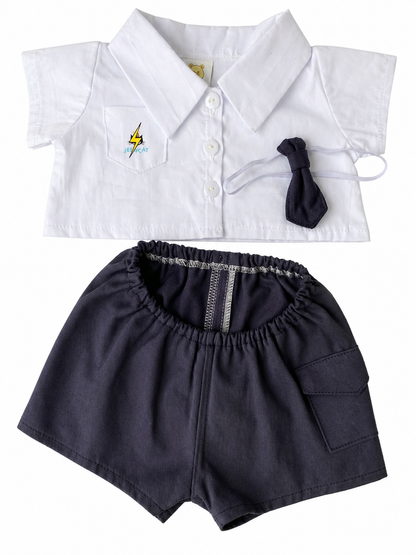 Bartholomew bear cute clothes outfits - Tie Outfit Set
