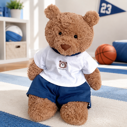 Bartholomew bear cute clothes outfits - Navy 3-Piece Sports Outfit Set