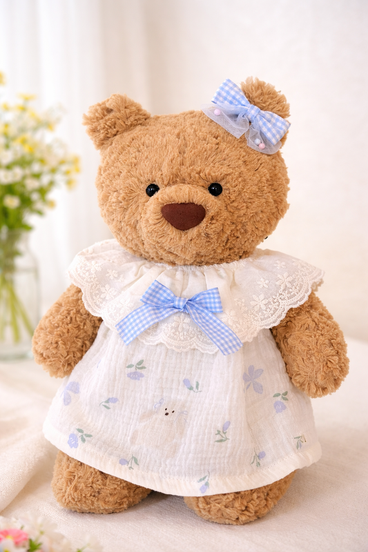 Bartholomew bear cute clothes outfits dress - Orchid Bunny Dress