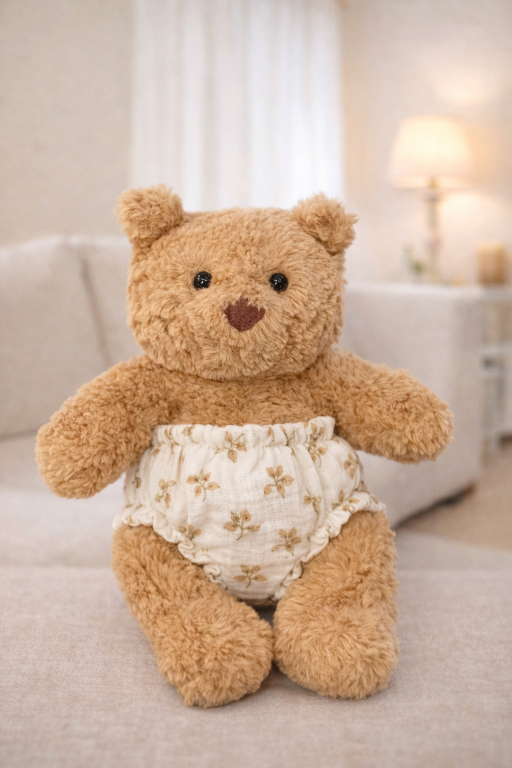 Bartholomew Bär niedliche, maßgeschneiderte Kleidung - Blumen-Pull-ups - FX13 (Klein/Mittel)