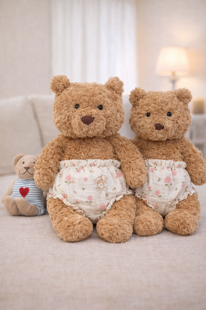 Bartholomew bear cute custom clothes outfits - Pink Flower Bunny Pull-ups