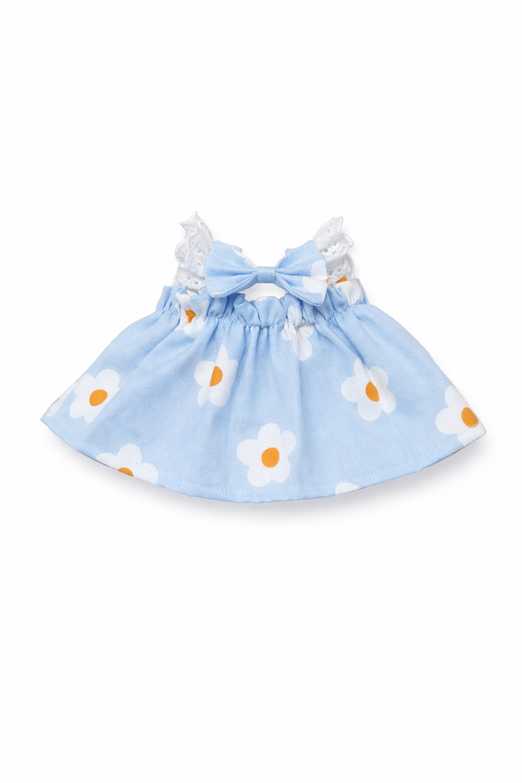 Bartholomew Bärenkleidung - Blaues Blumenkleid - FX23 (Klein/Mittel/Groß/Riesig)