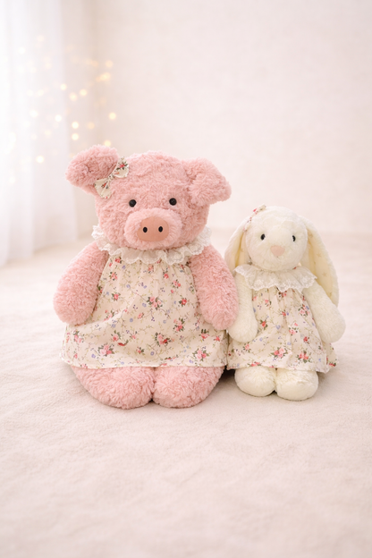 Bartholomew bear clothes outfits - Red Rose dress