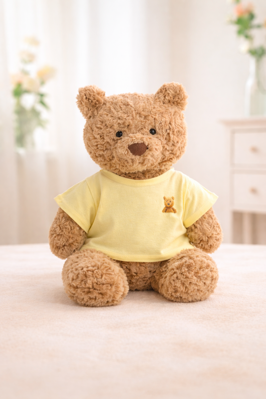 Bartholomew Bären-Kleidung - Gelbe Bären-T-Shirts - FX31 (Klein/Mittel/Groß/Riesig)