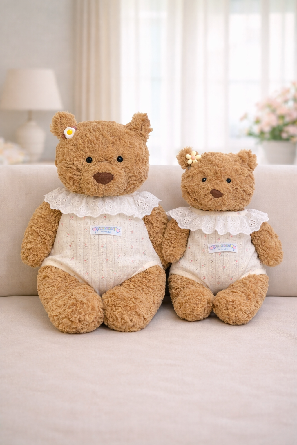 Bartholomew Bärenkleidung - Rosen-Strampler - FX28 (Klein/Mittel/Groß/Riesig)