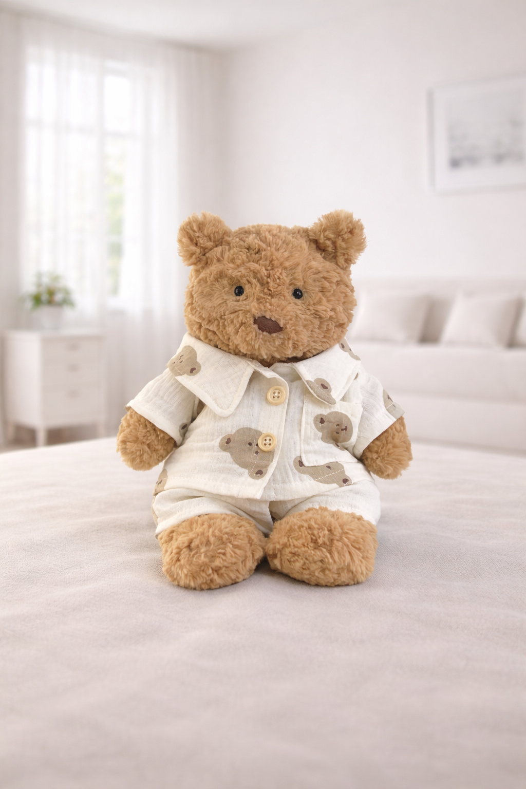 Bartholomew bear plush cute custom clothes outfits - Little Bear Sleepwear