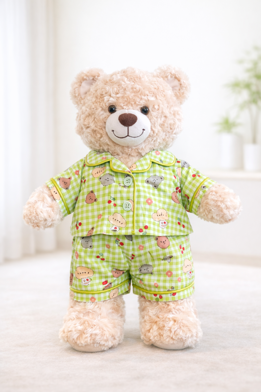 Build-A-Bear Standard plush clothing outfits - green sleepwear