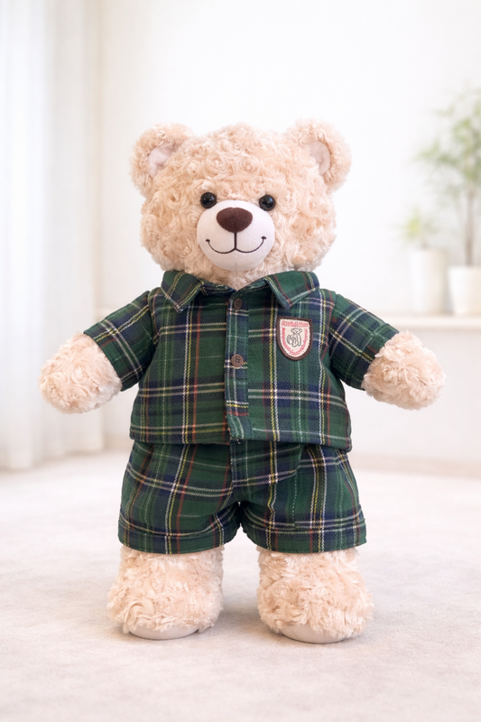 Build-A-Bear Standard plush clothing outfits - Christmas green bedtime