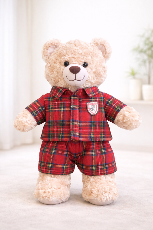 Build-A-Bear Standard plush clothing outfits - Christmas red bedtime