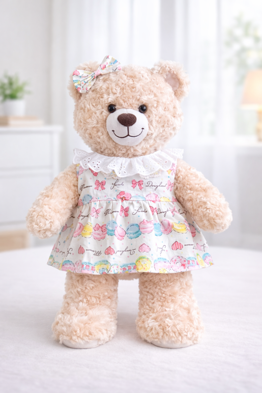 Build-A-Bear Standard plush clothing outfits - colorful donut dress