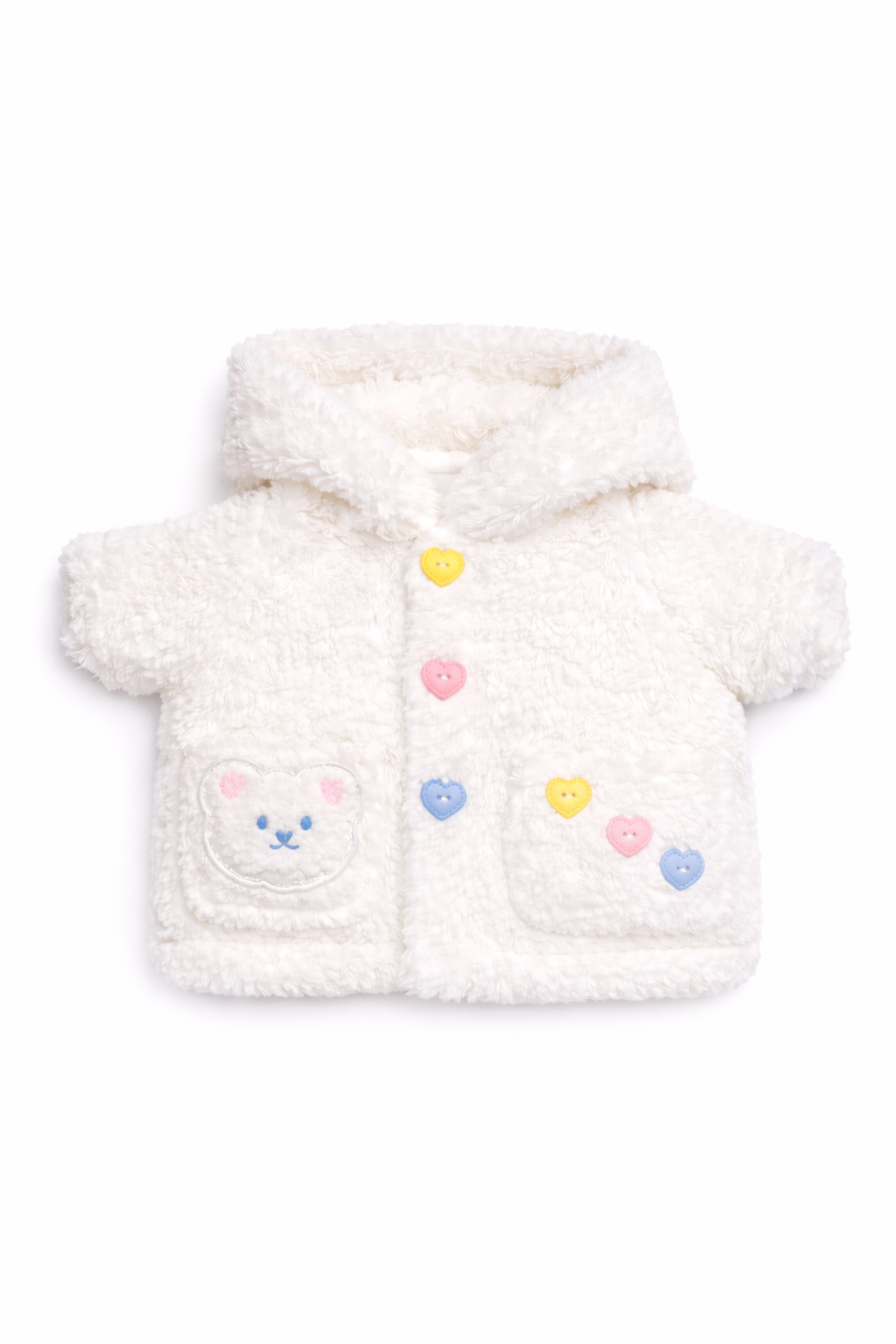 Bartholomew bear cute clothes outfits - White Teddy Bear Furry Outfit Set