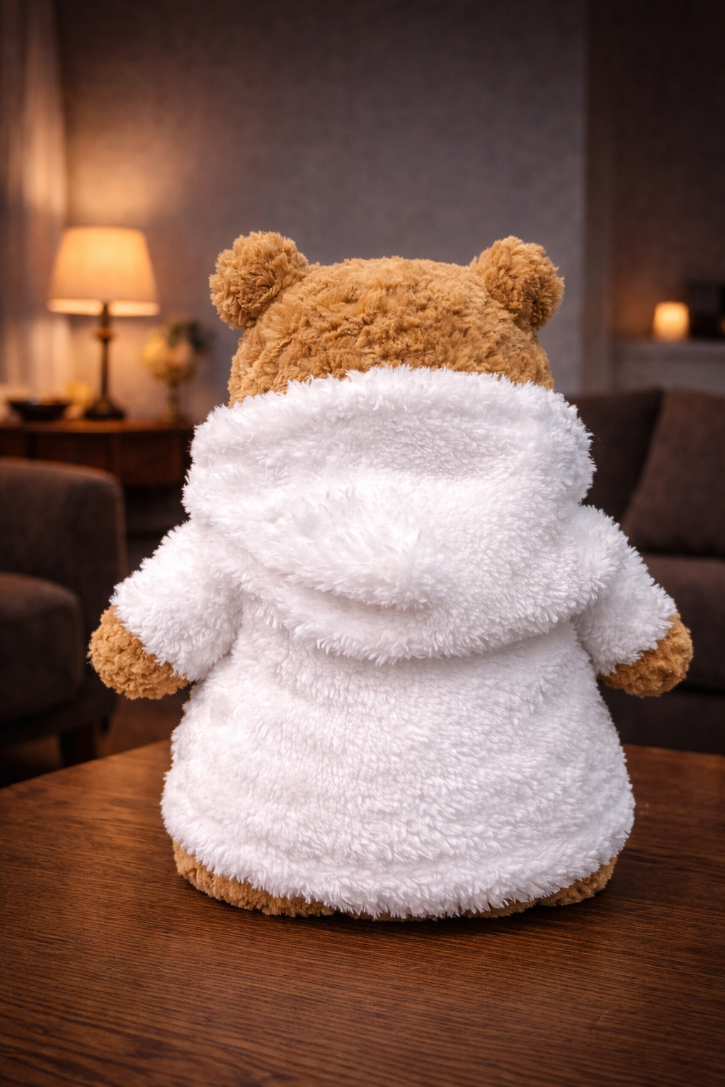 Bartholomew bear cute clothes outfits - White Teddy Bear Furry Outfit Set