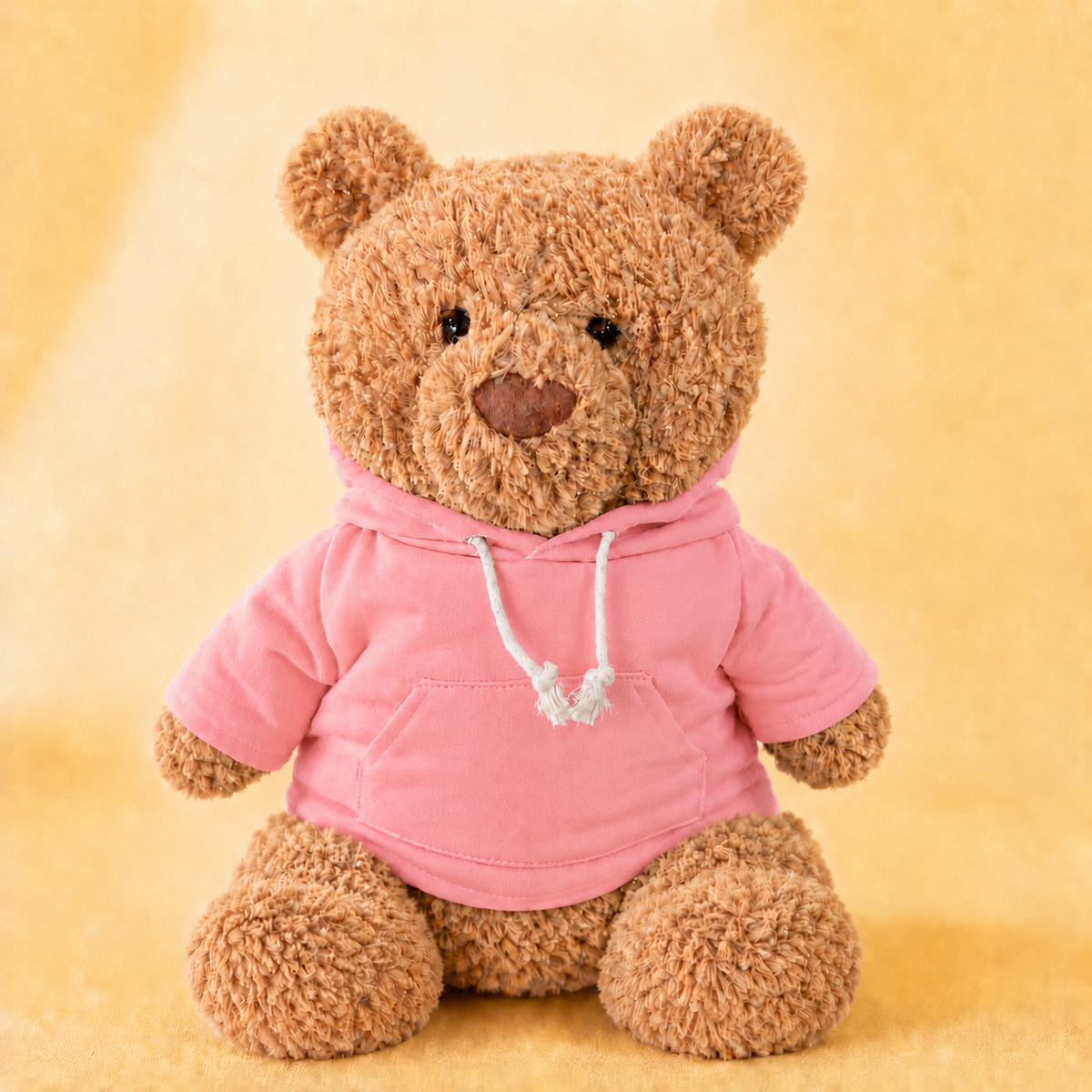 Blush Pink Hoodie for Bartholomew Bear Plush – 14-Inch Outfit
