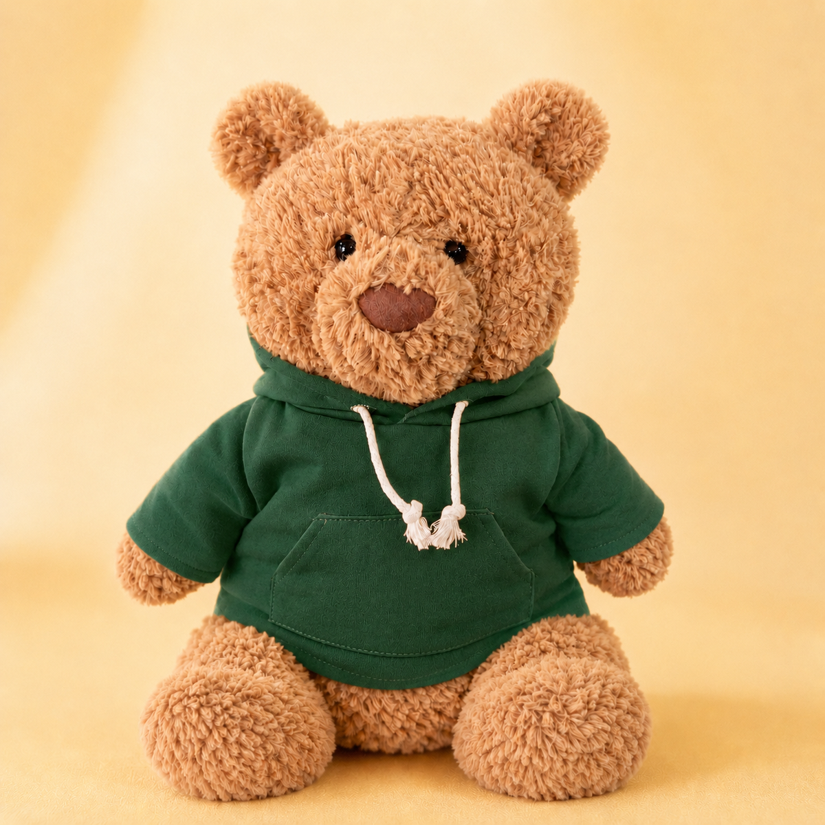 Forest Green Hoodie for Bartholomew Bear Plush – 14-Inch Outfit