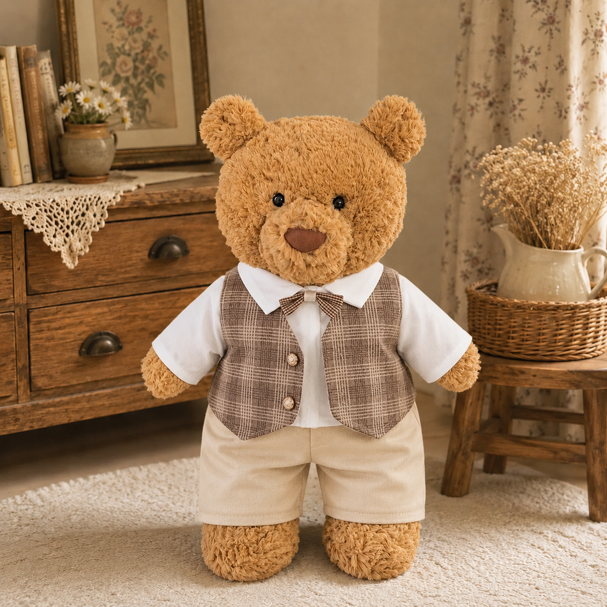 Male Detective Outfit for Bartholomew Bear Plush – 14-Inch Outfit