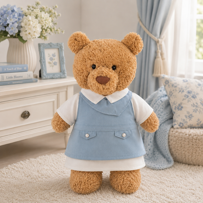 Large Bartholomew Bear & 16" Plush Clothes Outfit - Flight Attendant Outfit