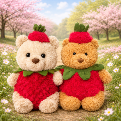 Bartholomew Bear Tiny/Junior cute clothes outfits - Strawberry