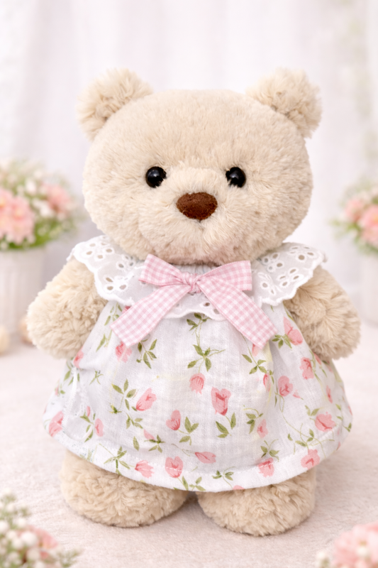 Bartholomew Bear Junior clothes outfits - Tulips Dress