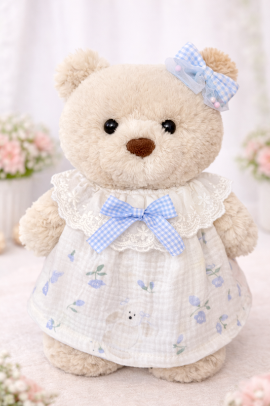 Bartholomew Bear Junior clothes outfits - Orchid Bunny Dress