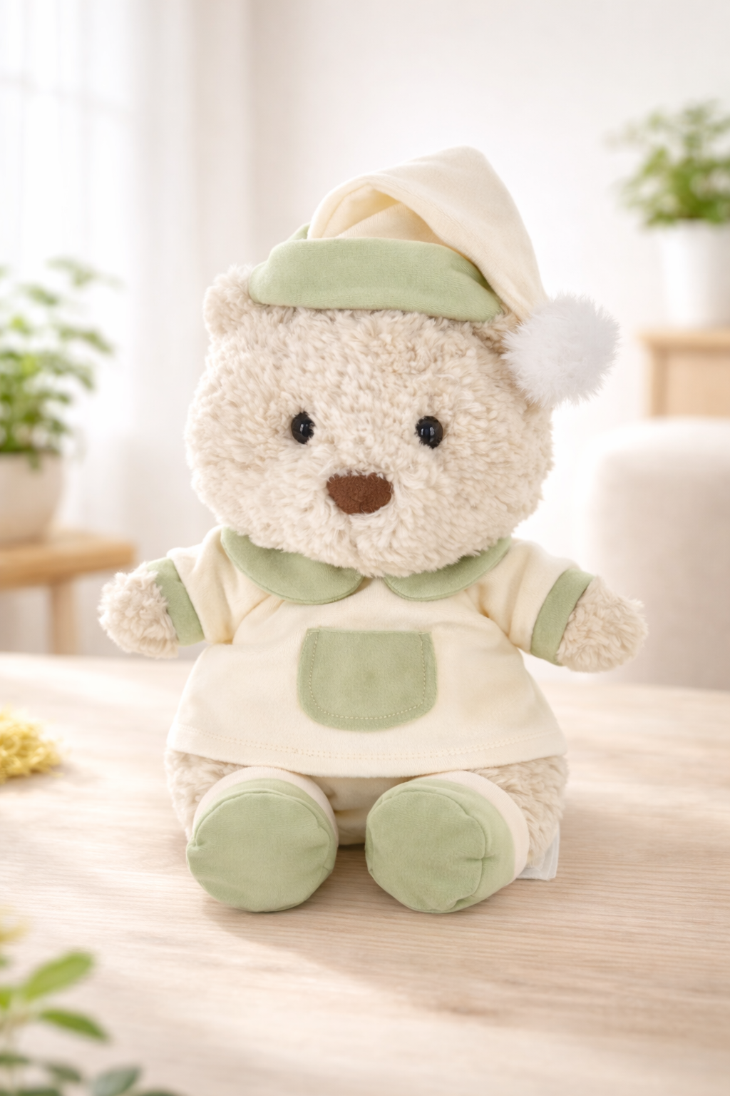 Bartholomew Bear Junior clothes outfits - Green Loungewear Set