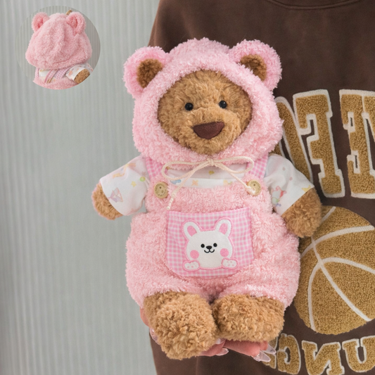 Medium Bartholomew bear clothes outfits - Pink Circle 3-Piece Set