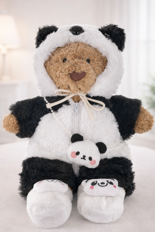 Medium Bartholomew bear clothes outfits -Panda
