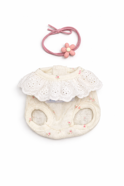 Bartholomew Bear Junior clothes outfits - Rose Romper