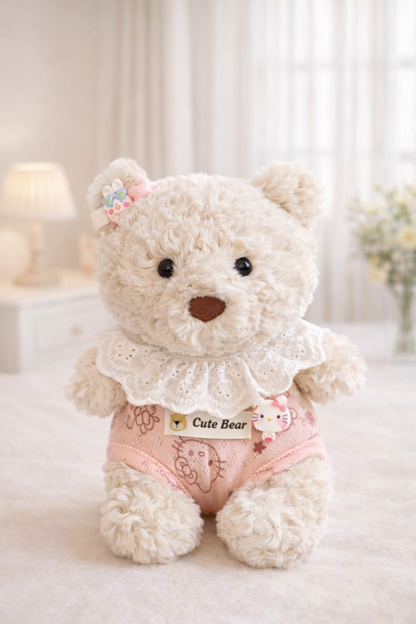 Bartholomew Bear Junior clothes outfits - Pink Kitty Romper