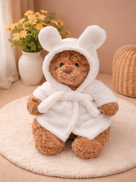 Bartholomew bear cute clothes outfits - Bathrobe – furryfriendsplush