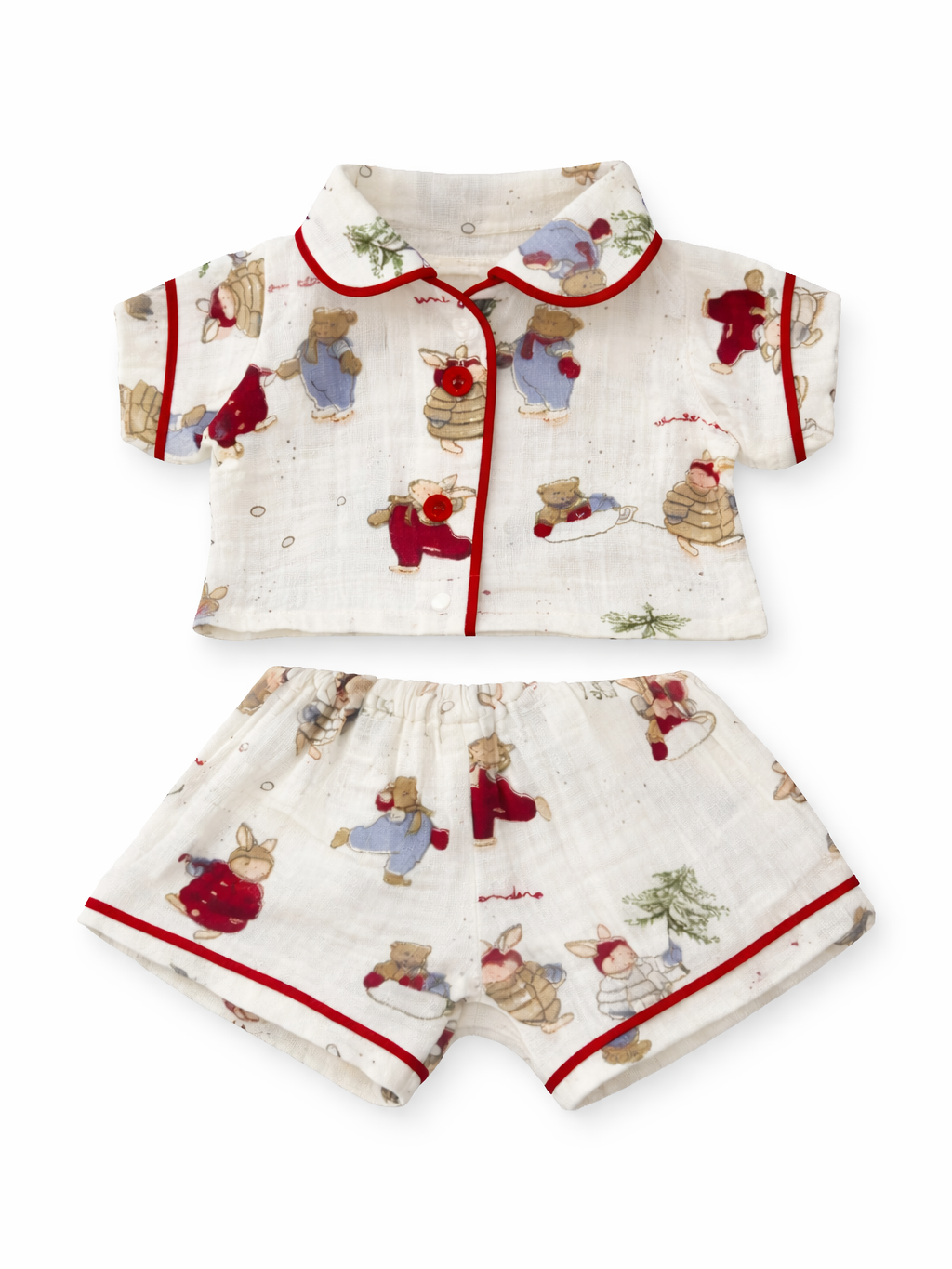 Niedliche Kleidung von Bartholomew Bear – Hasen-Schlafanzüge (winzig/mittel/groß/riesig)