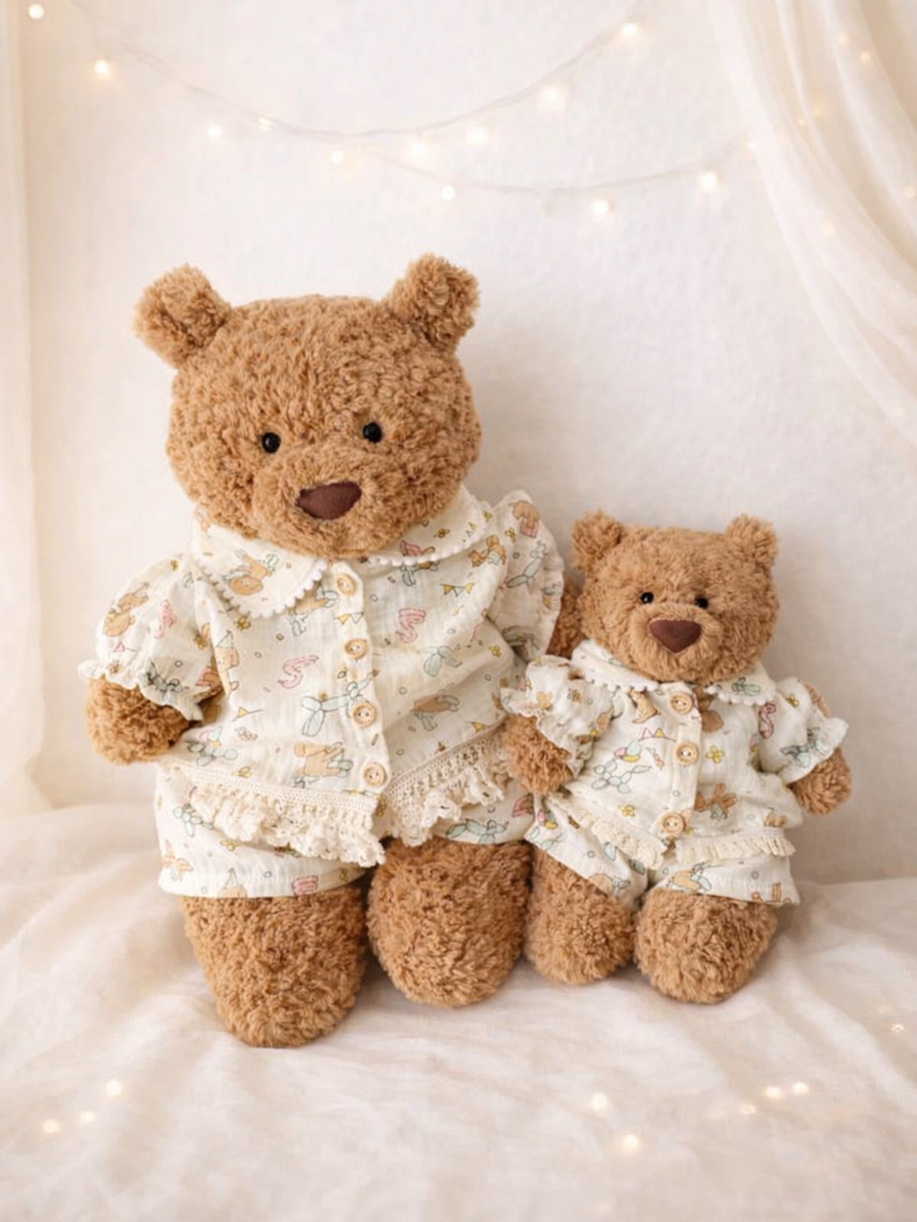 Bartholomew bear cute clothes outfits - Birthday Puppy Lace Sleepwear